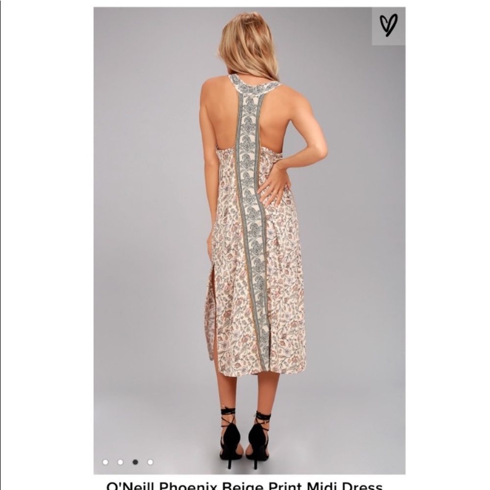 O’Neill Phoenix Beige Midi Dress
